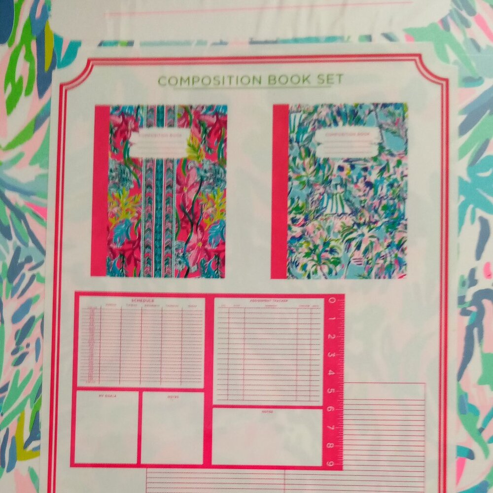 Lilly Pulitzer composition books